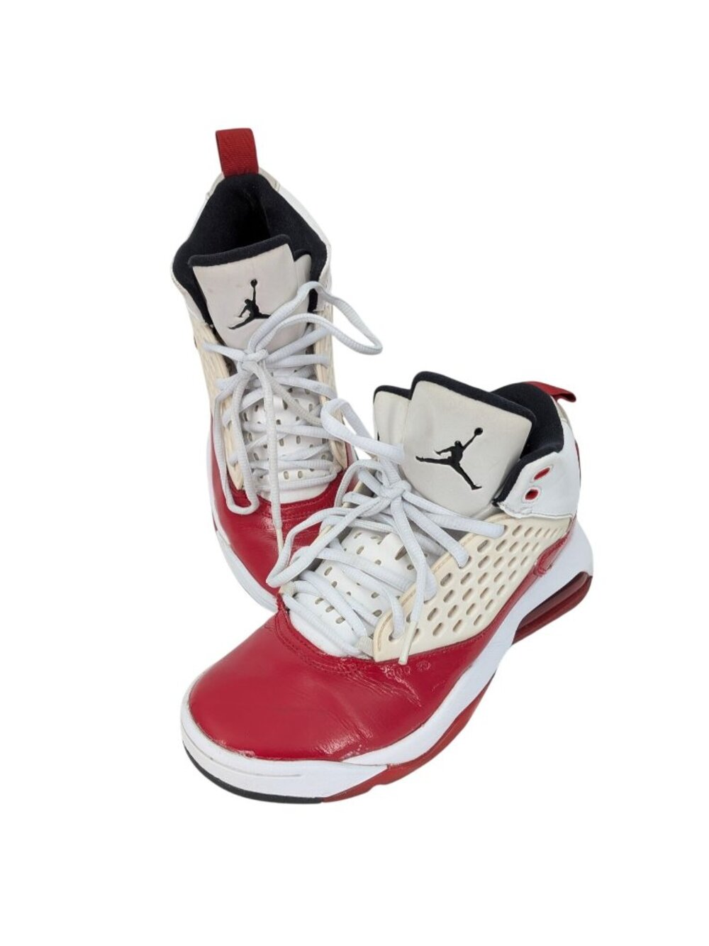 Nike‎ Air Maxin 200 Jordan Sneakers Red White Basketball Retro Youth Size 6.5Y